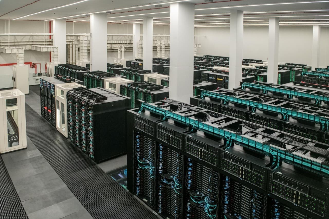 Instalaciones de supercomputación de MareNostrum 5 en el Barcelona Supercomputing Center